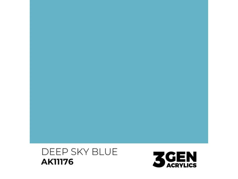 AK Interactive Deep Sky Blue akriliniai dažai 17ml, 3 gen. modeliavimui