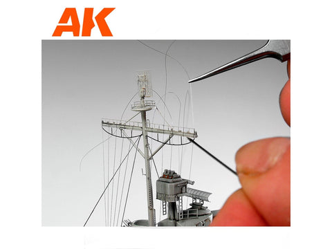 AK Interactive mega plona elastinga gija 1:700 masteliui, 20D