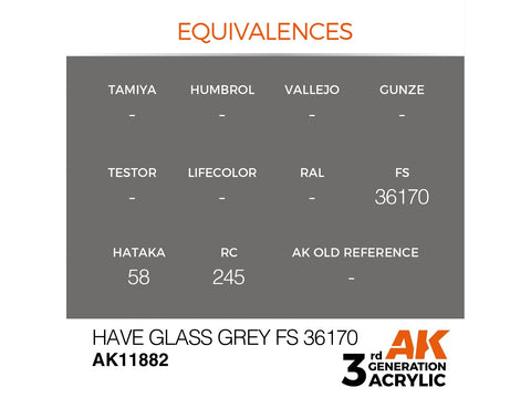 AK Interactive Have Glass Grey FS36170 akriliniai dažai 17ml
