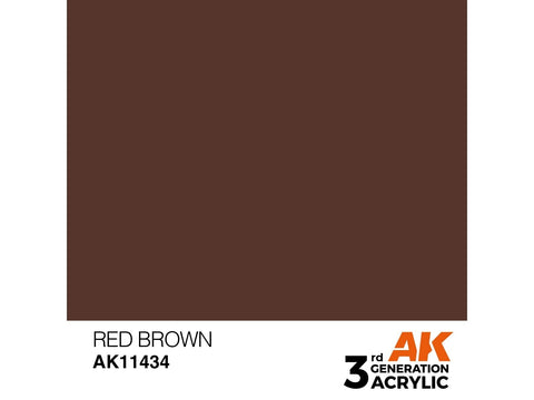 AK Interactive 3rd Gen Red Brown figūrėlių akrilas 17ml