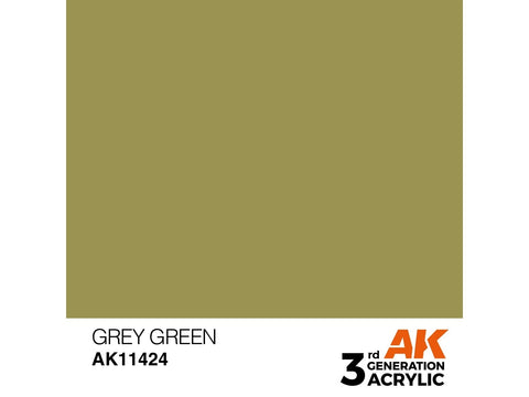 AK Interactive Grey Green akriliniai dažai figūrėlėms 17 ml