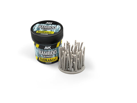 AK Interactive 3D bambuko rąstai dioramoms AK8309