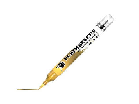 AK Interactive Playmarker žalvario akrilinis žymeklis su teptuku