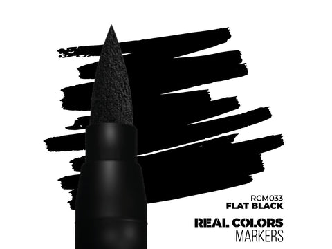 AK Interactive juodas akrilinis modeliavimo žymeklis FLAT BLACK RCM033