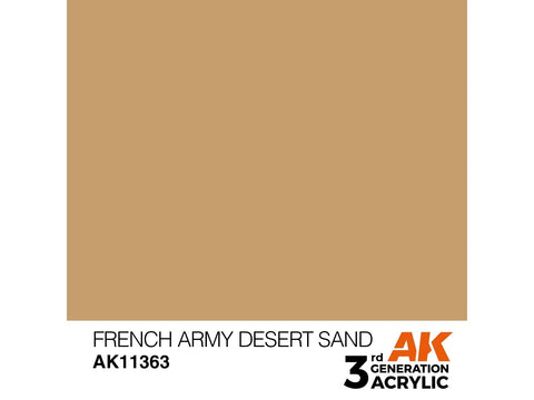 AK Interactive AK11363 Prancūzų armijos dykumos smėlio akrilas 17ml