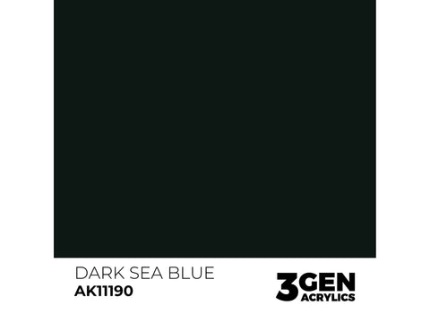 AK Interactive Dark Sea Blue akriliniai dažai 3rd Gen, 17 ml