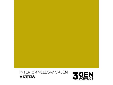 AK Interactive Interior Yellow Green akriliniai dažai 17ml (AK11138)