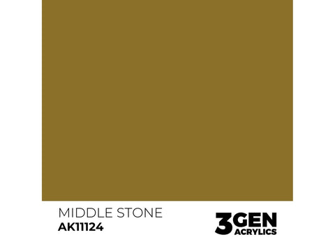 AK Interactive Middle Stone 3rd Gen akriliniai dažai 17 ml AK11124