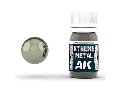 AK Interactive Duraluminium Xtreme Metal emaliniai dažai 30 ml (AK482)