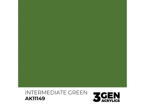 AK Interactive Intermediate Green akriliniai dažai 17 ml (AK11149)