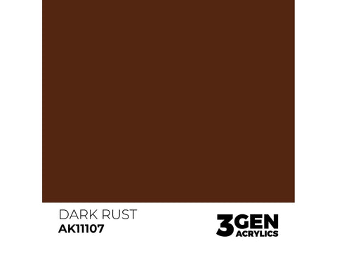 AK Interactive Dark Rust 3rd Gen akriliniai dažai 17 ml AK11107