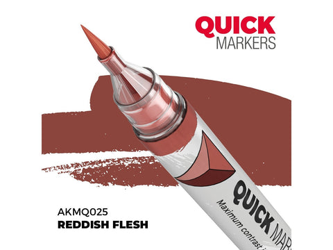 AK Interactive QUICK Marker Reddish Flesh žymeklis miniatiūroms