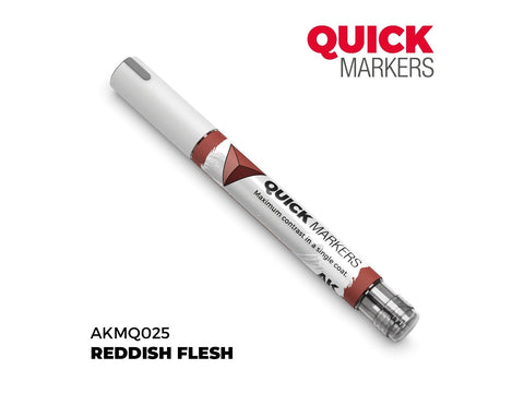 AK Interactive QUICK Marker Reddish Flesh žymeklis miniatiūroms