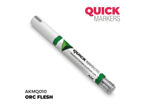 AK Interactive QUICK Marker „Orc Flesh“ – žymeklis miniatiūrų dažymui