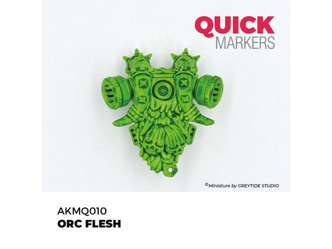 AK Interactive QUICK Marker „Orc Flesh“ – žymeklis miniatiūrų dažymui