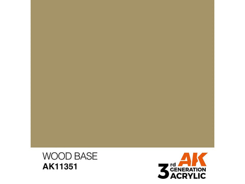 AK Interactive Wood Base AFV 3 kartos akriliniai dažai 17 ml