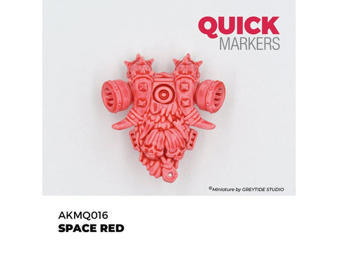 AK Interactive Quick Marker Space Red – kontrastinis miniatiūrų žymeklis 1 sluoksniu