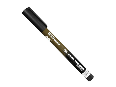 AK Interactive Olive Drab akrilinis modeliavimo žymeklis RCM021