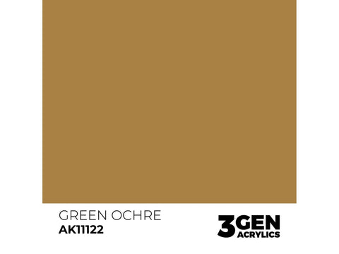 AK Interactive Green Ocher akriliniai dažai, 3 gen., 17 ml