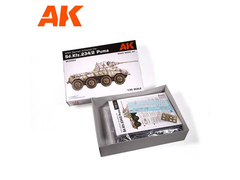 AK Interactive Sd.Kfz. 234/2 Puma vokiečių šarvuotis, 1/35, rinkinys