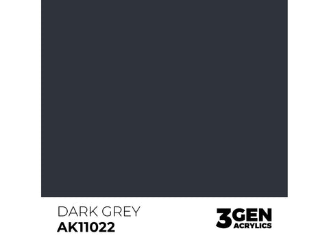 AK Interactive Dark Grey 3rd Gen akriliniai dažai 17 ml AK11022