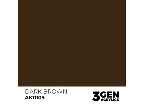 AK Interactive Dark Brown 3rd Gen akriliniai dažai 17 ml