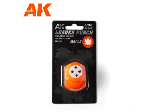 AK Interactive klevo lapų štampas dioramoms, 1:35–54 mm AK9172