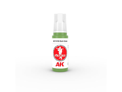 AK Interactive DARK GREEN figūrėlių akriliniai dažai 3rd Gen 17ml