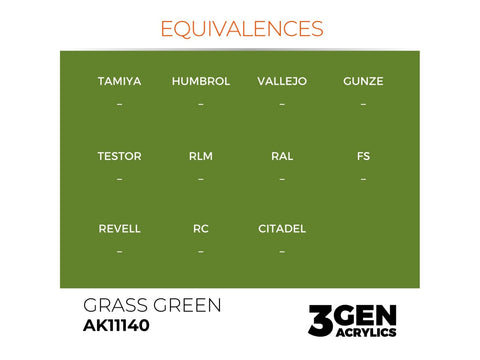 AK Interactive Grass Green akriliniai dažai 17 ml (3rd Gen)