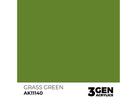 AK Interactive Grass Green akriliniai dažai 17 ml (3rd Gen)