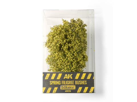 AK Interactive pavasariniai krūmų sąžalynai dioramoms 1:35, AK8236