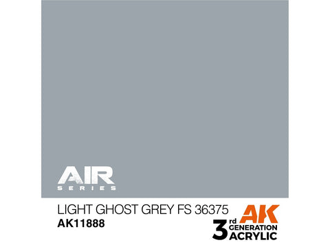 AK Interactive Light Ghost Grey FS36375 akriliniai lėktuvų dažai 17 ml