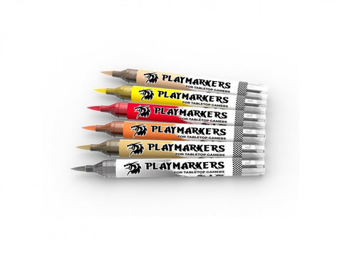 AK Interactive Playmarkers akrilinių žymeklių rinkinys, 34 spalvos