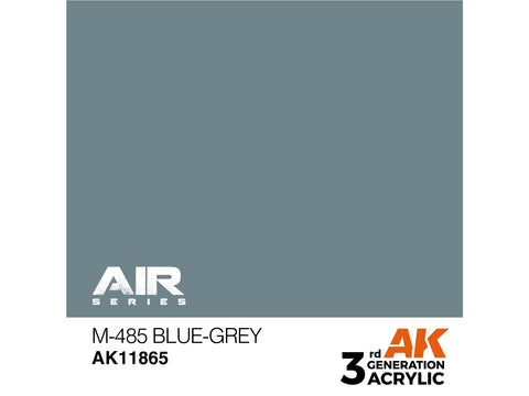 AK Interactive AIR M-485 Blue-Grey akriliniai dažai lėktuvams 17ml