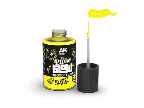 AK Interactive Yellow Glow fluorescenciniai emalio dažai, 30 ml AK12111