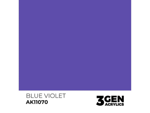 AK Interactive Blue Violet 3 kartos akriliniai dažai 17 ml (AK11070)