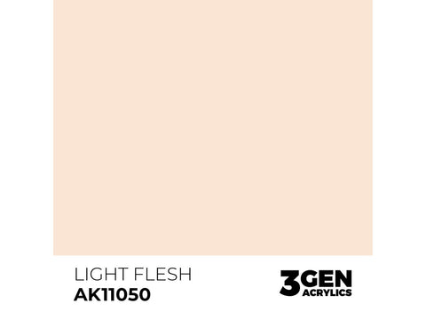 AK Interactive Light Flesh 3rd Gen akriliniai dažai 17 ml