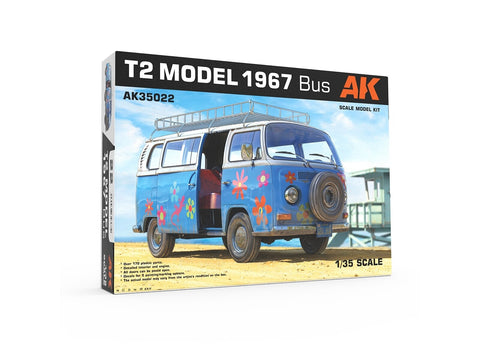 AK Interactive Volkswagen T2 1967 mikroautobusas 1/35 modelis