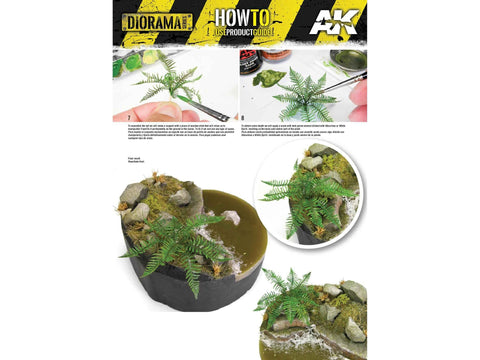 AK Interactive gebenės lapai 1/32–1/35 dioramoms AK8137