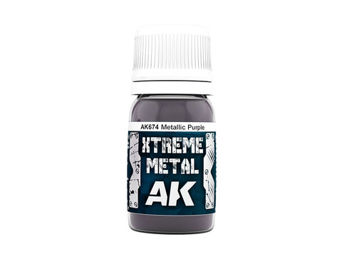 AK Interactive Metallic Purple Xtreme Metal emaliniai dažai 30 ml