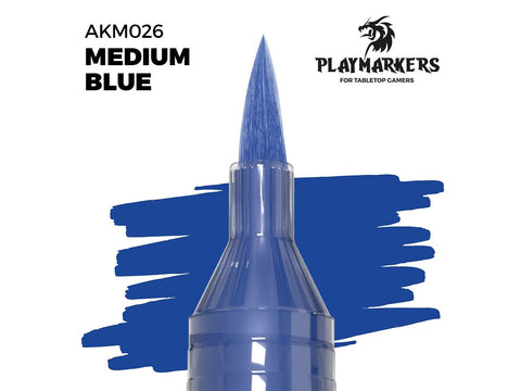 AK Interactive Playmarker akrilinis žymeklis Medium Blue, modeliavimui