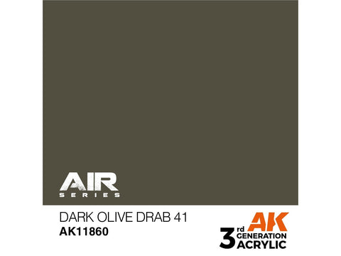 AK Interactive Dark Olive Drab 41 akriliniai dažai AIR, 17 ml