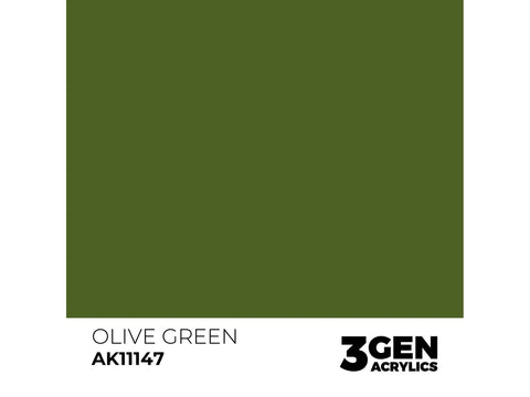 AK Interactive Olive Green 3rd gen akriliniai dažai 17 ml