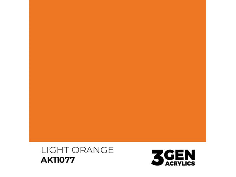 AK Interactive akriliniai dažai Light Orange 17ml (AK11077)