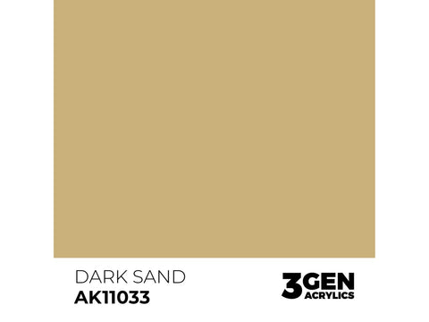 AK Interactive Dark Sand 3rd gen akriliniai dažai, 17 ml