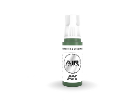 AK Interactive AIR akriliniai dažai Radome & Wheel Hub Green 17ml
