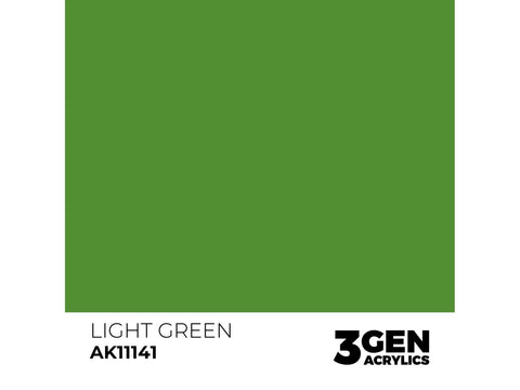 AK Interactive Light Green 3 kartos akriliniai dažai 17 ml