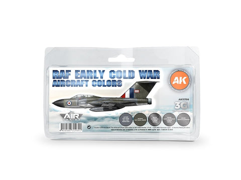 AK Interactive RAF ankstyvojo šaltojo karo lėktuvų dažų rinkinys AK11756