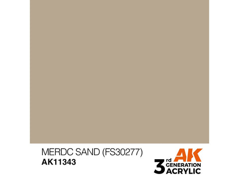 AK Interactive MERDC Sand akriliniai dažai karinei technikai 17 ml