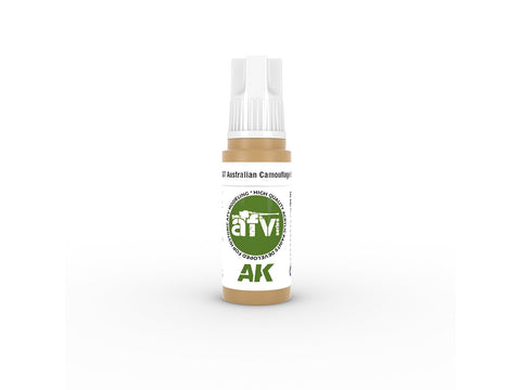 AK Interactive AFV 3 kartos akriliniai dažai Australian Brown 17ml